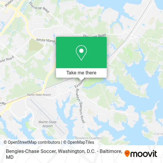 Bengies-Chase Soccer map