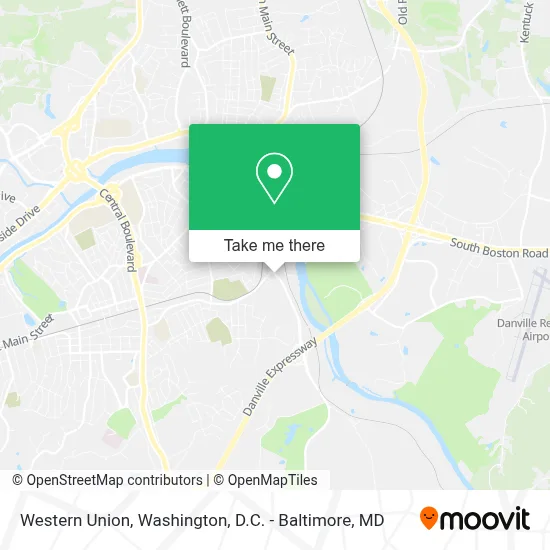 Western Union map