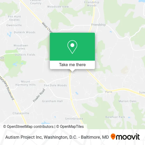 Autism Project Inc map