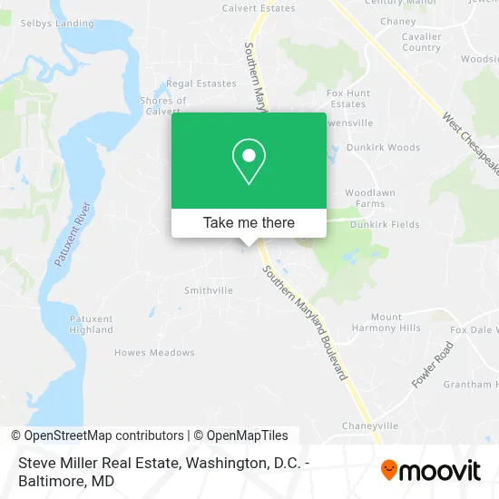 Steve Miller Real Estate map