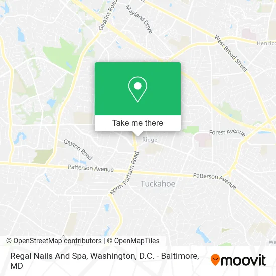 Regal Nails And Spa map