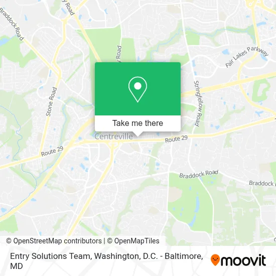 Entry Solutions Team map