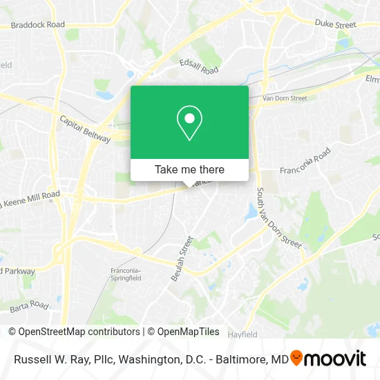 Russell W. Ray, Pllc map