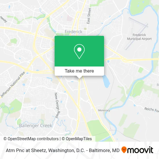 Atm Pnc at Sheetz map
