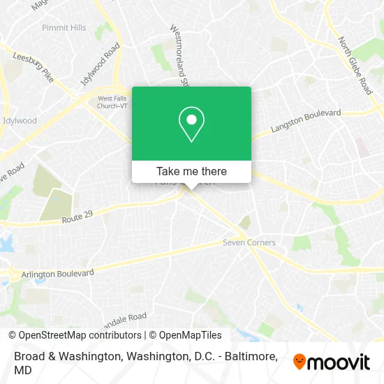 Broad & Washington map