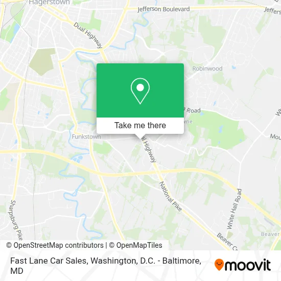 Fast Lane Car Sales map