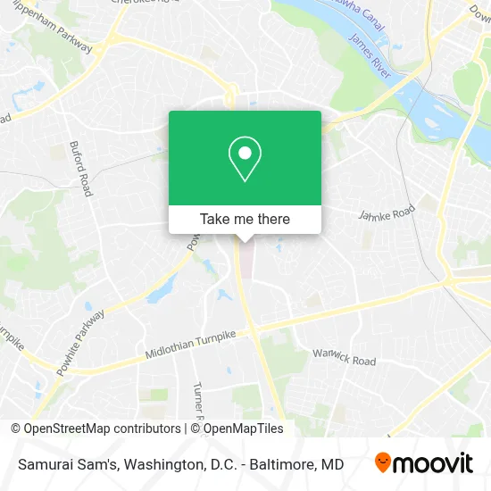 Samurai Sam's map