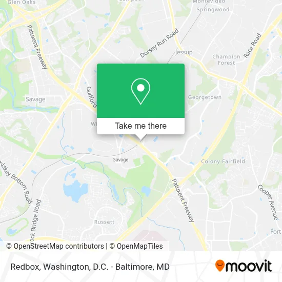 Redbox map