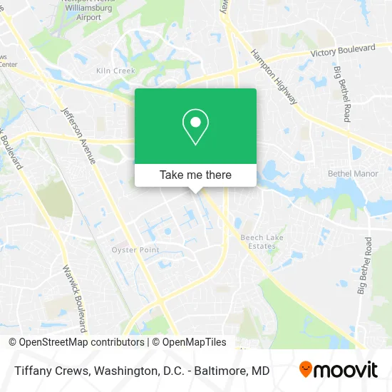 Tiffany Crews map