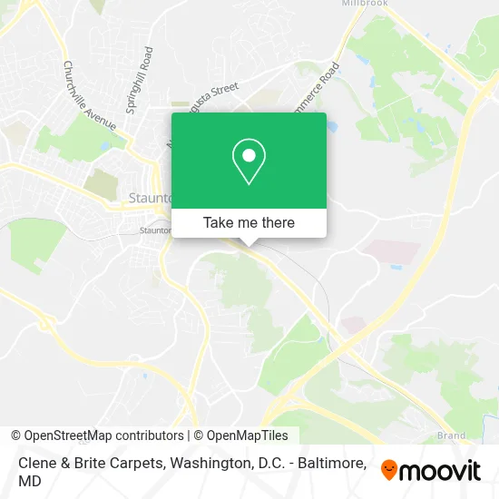 Clene & Brite Carpets map