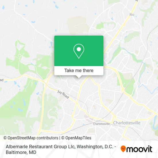 Albemarle Restaurant Group Llc map