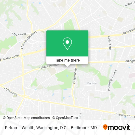 Reframe Wealth map