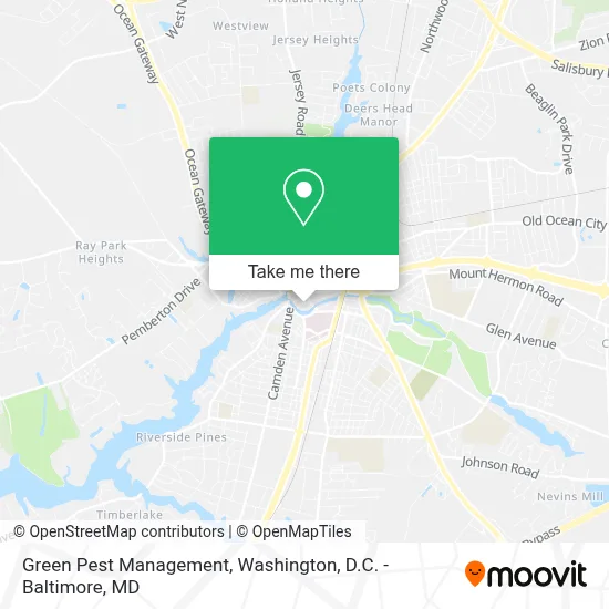 Green Pest Management map