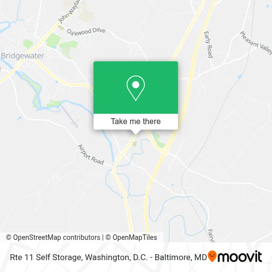 Rte 11 Self Storage map