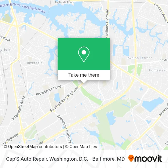 Cap’S Auto Repair map