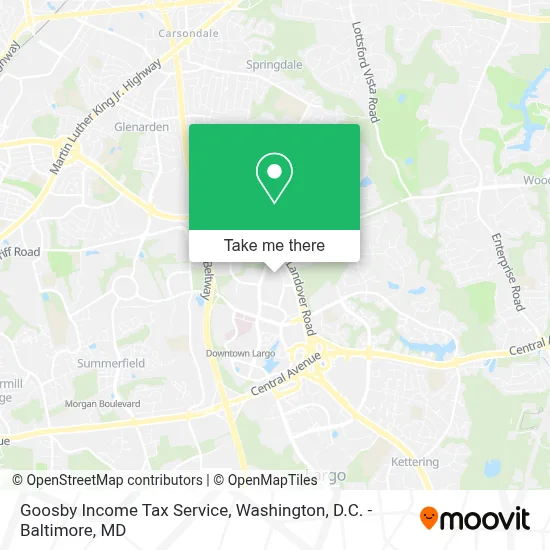 Goosby Income Tax Service map