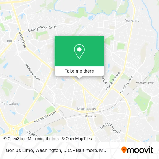 Genius Limo map