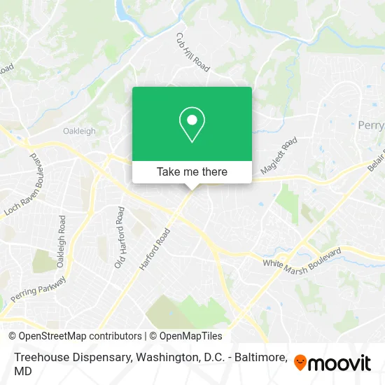 Treehouse Dispensary map