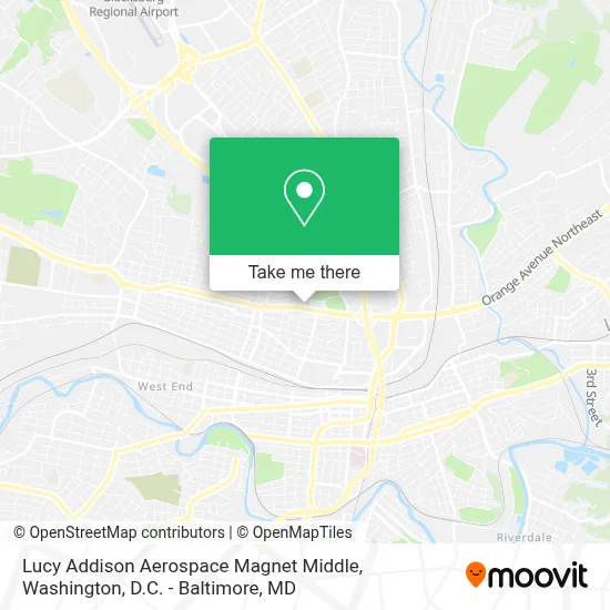 Lucy Addison Aerospace Magnet Middle map
