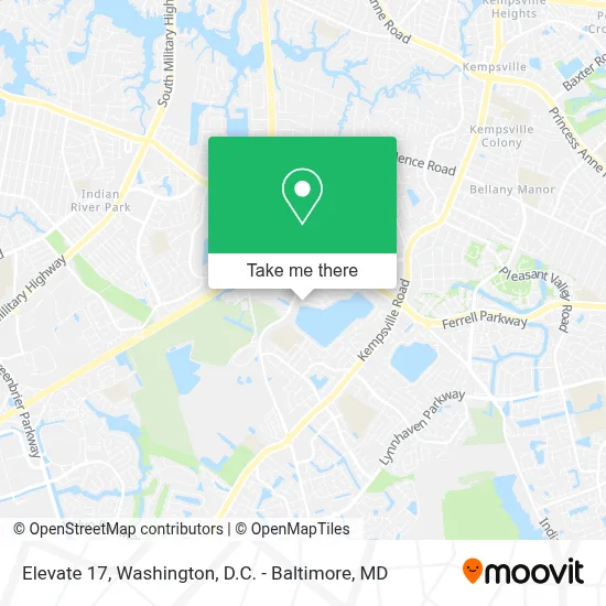 Elevate 17 map