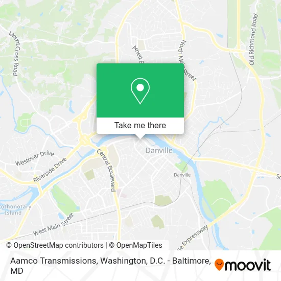 Aamco Transmissions map