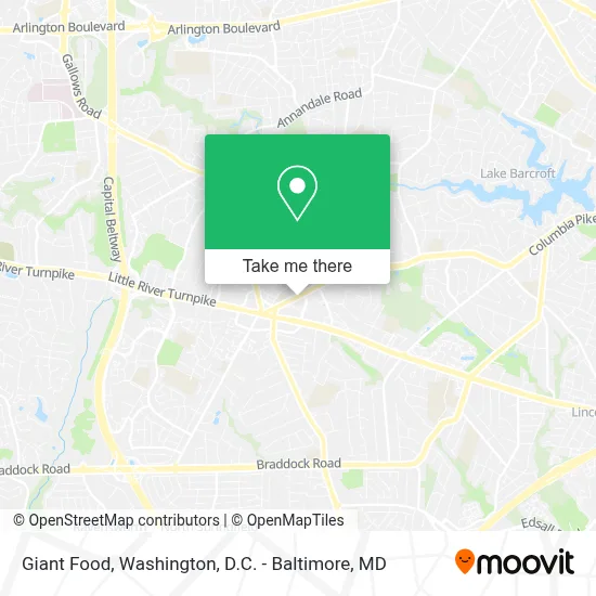 Giant Food map