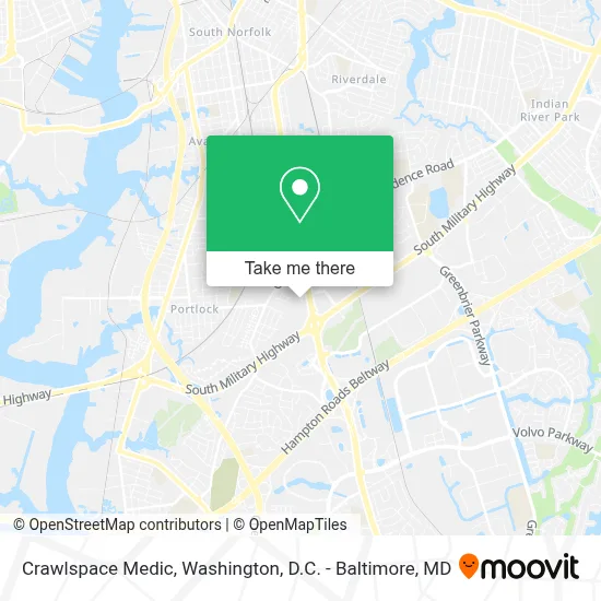 Crawlspace Medic map