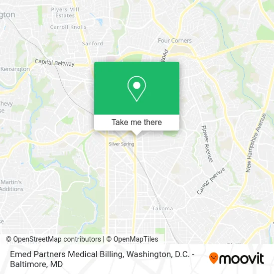 Emed Partners Medical Billing map