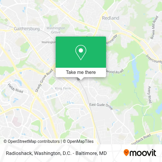 Radioshack map