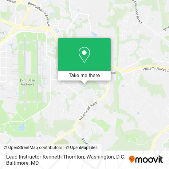 Lead Instructor Kenneth Thornton map
