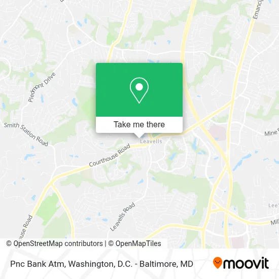 Pnc Bank Atm map