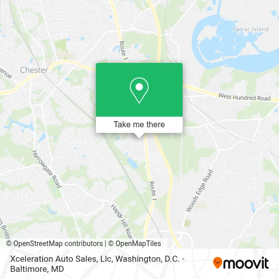 Xceleration Auto Sales, Llc map
