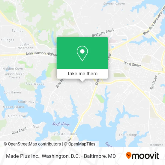 Made Plus Inc. map