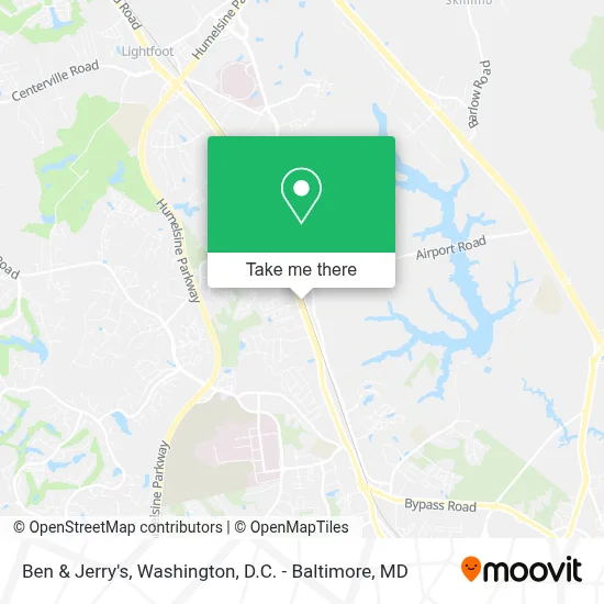 Ben & Jerry's map