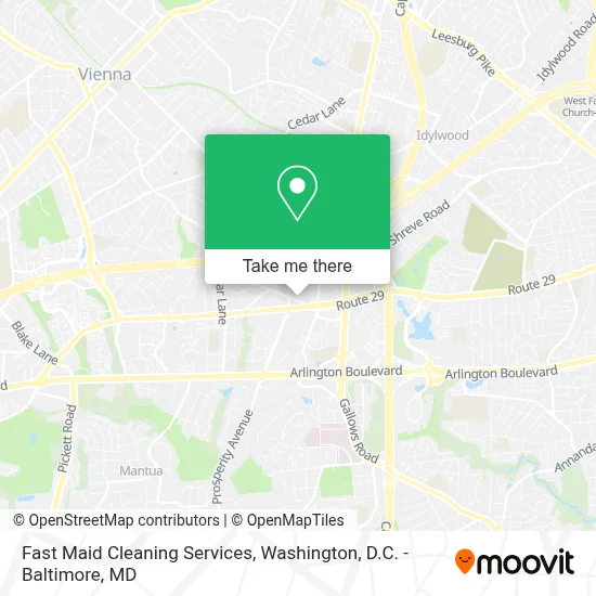Fast Maid Cleaning Services map