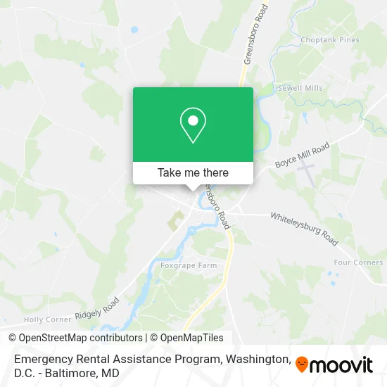 Emergency Rental Assistance Program map