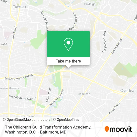 The Children's Guild Transformation Academy map