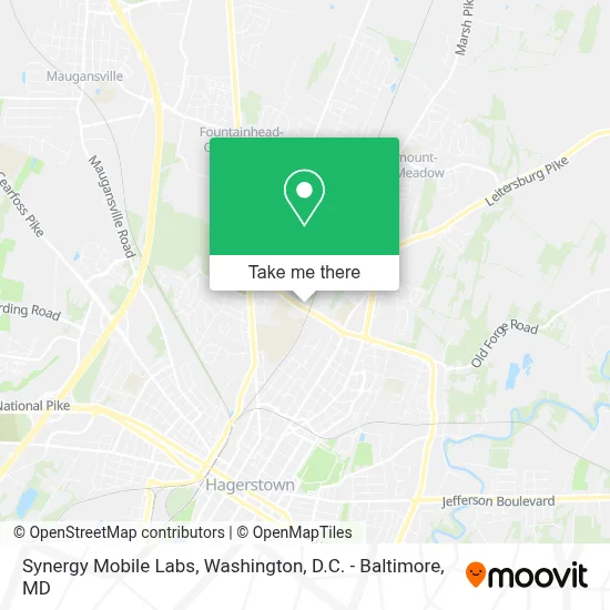 Synergy Mobile Labs map
