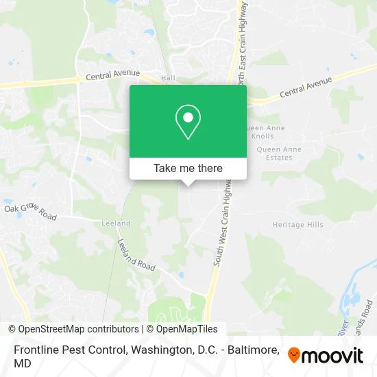 Frontline Pest Control map