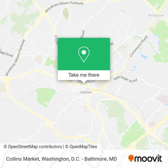 Collins Market map