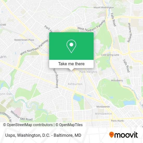 Usps map