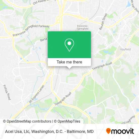 Acel Usa, Llc map