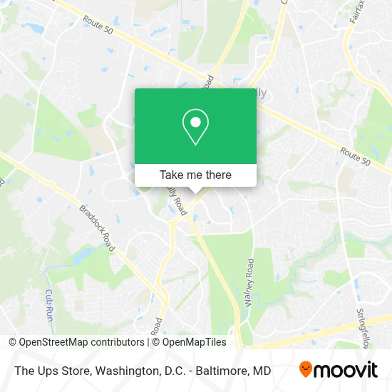 The Ups Store map