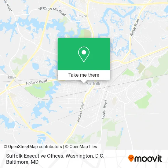Suffolk Executive Offices map