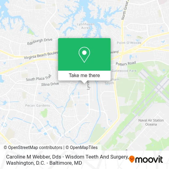 Caroline M Webber, Dds - Wisdom Teeth And Surgery map