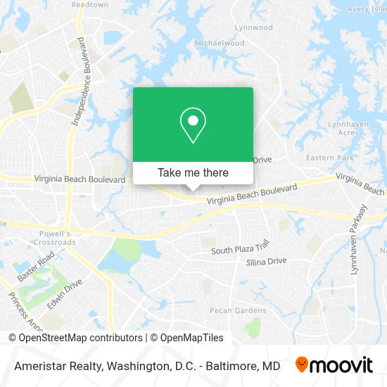 Ameristar Realty map