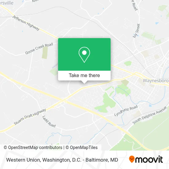 Western Union map