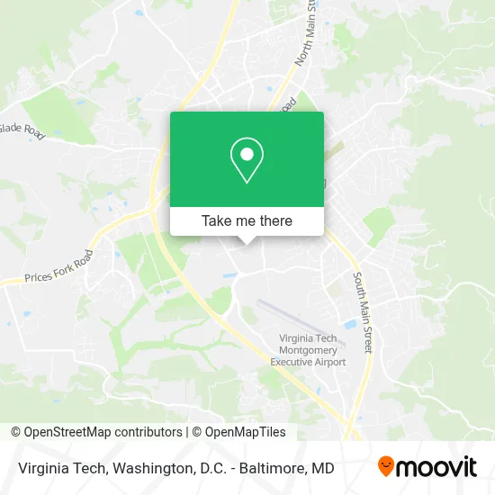 Virginia Tech map