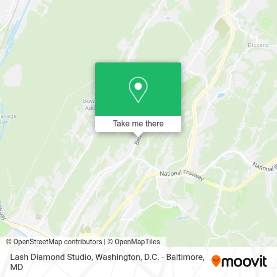 Lash Diamond Studio map