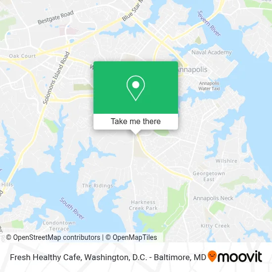 Fresh Healthy Cafe map
